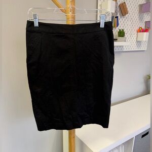 Ann Taylor Petite Classic Black Women's Pencil Skirt Size 6P